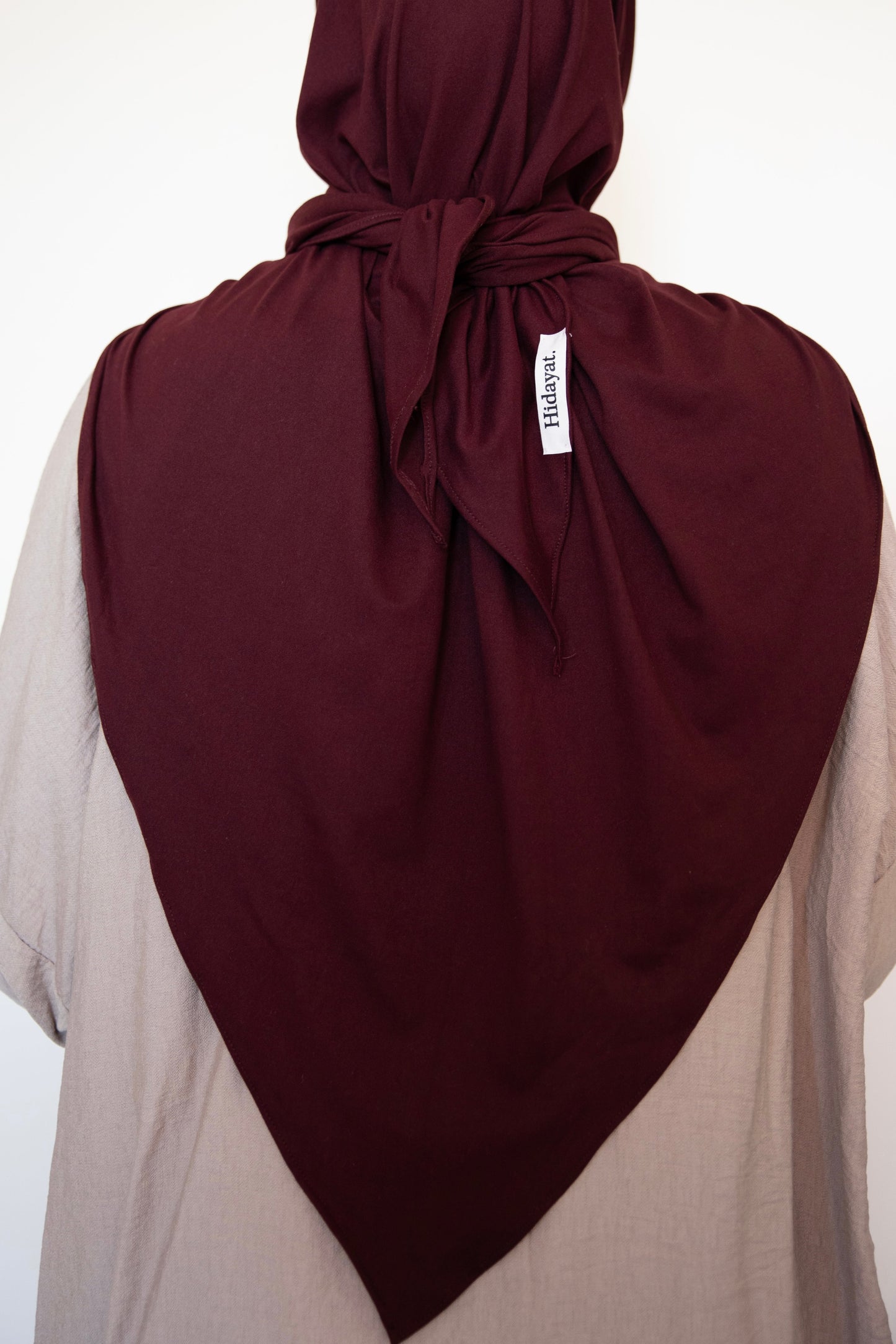Hijab Triangles Aubergine