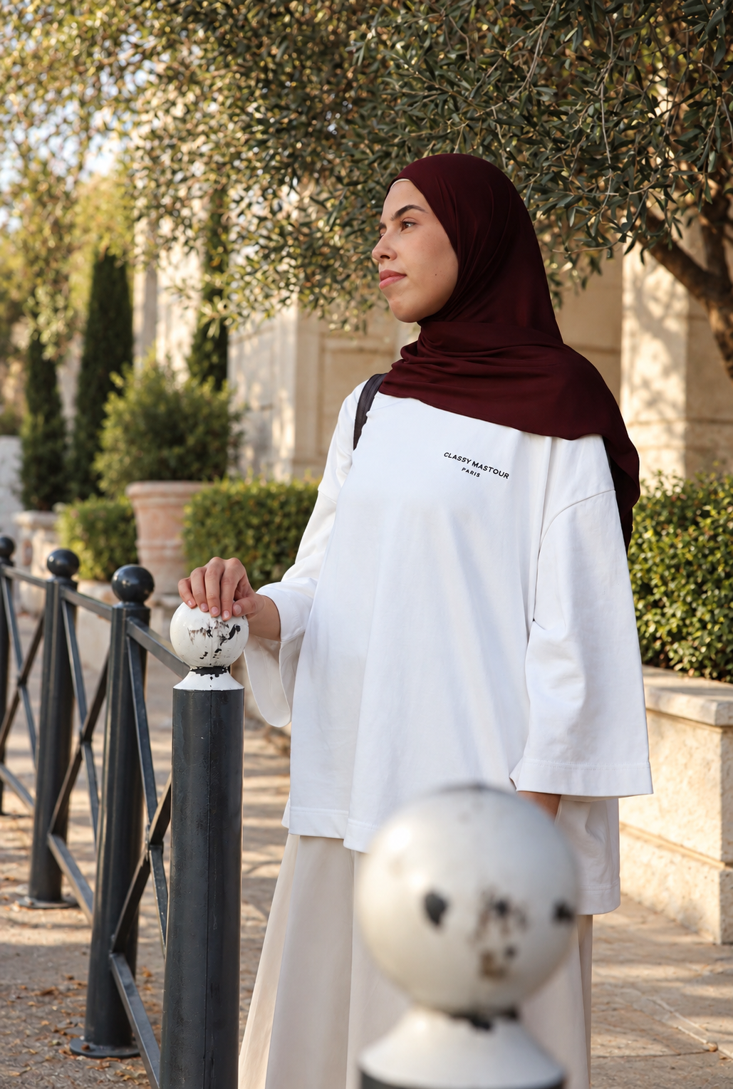 Hijab Triangles Aubergine