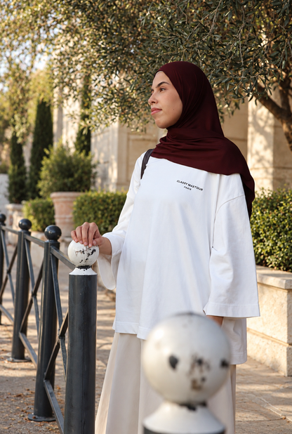 Hijab Triangles Aubergine