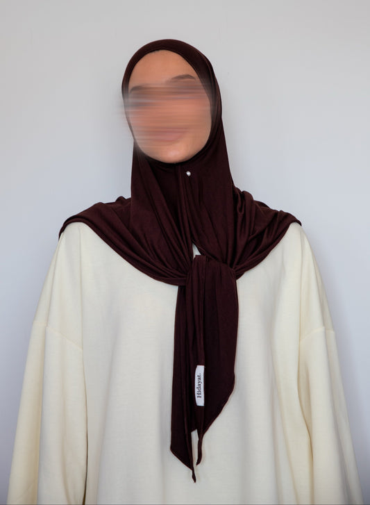 Hijab Triangle Marron