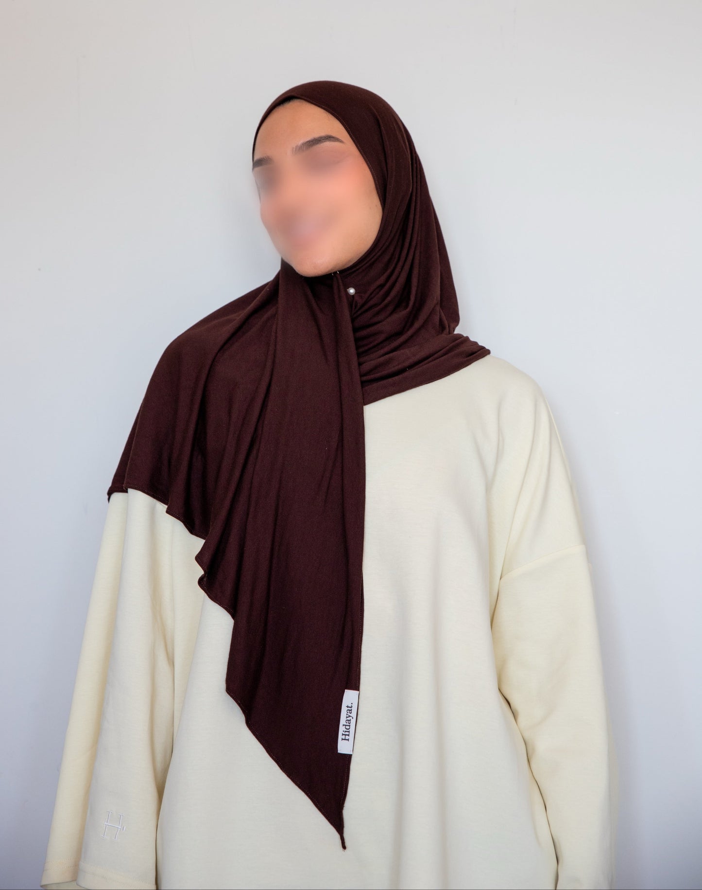 Hijab Triangle Marron