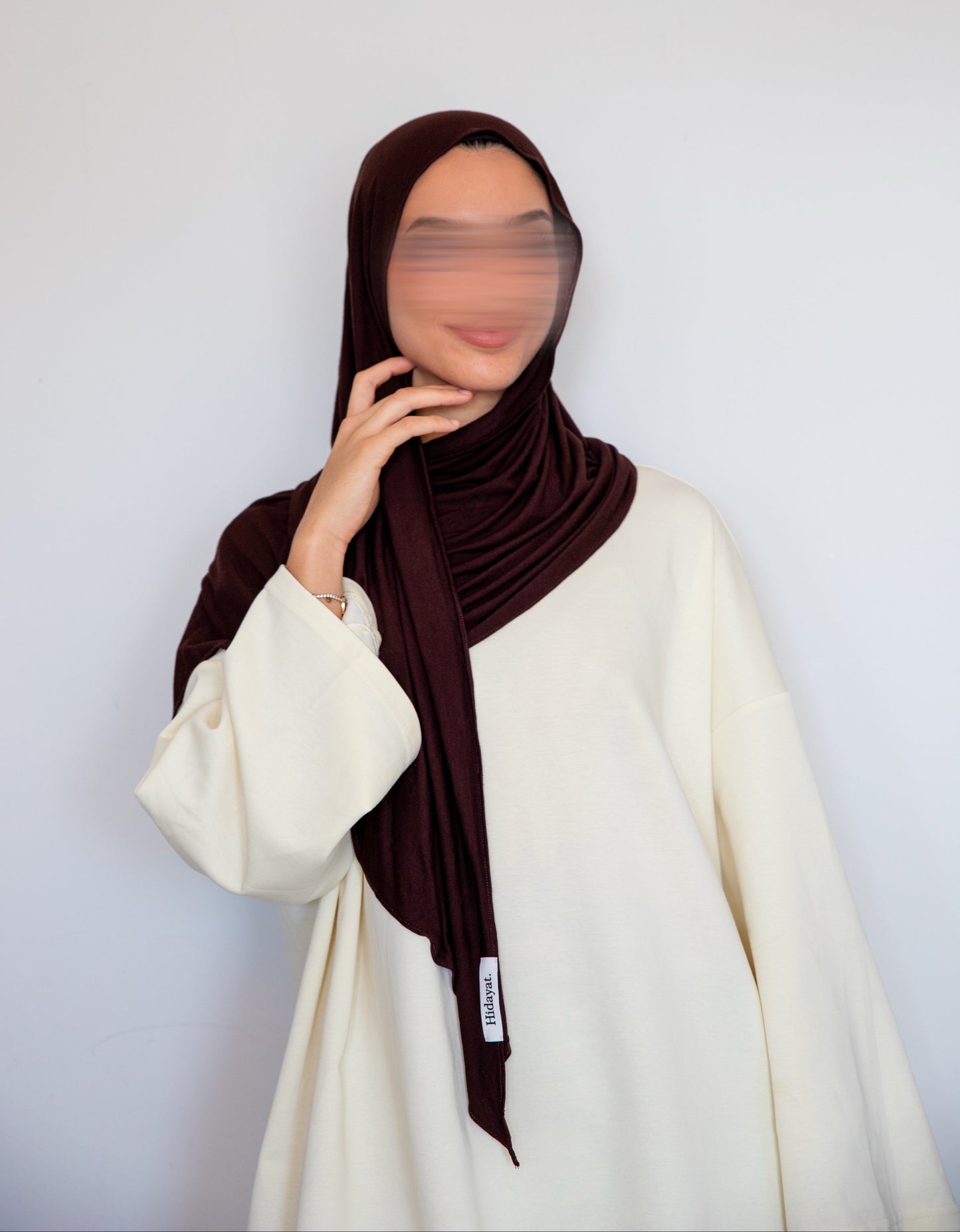 Hijab Triangle Marron