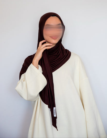 Hijab Triangle Marron