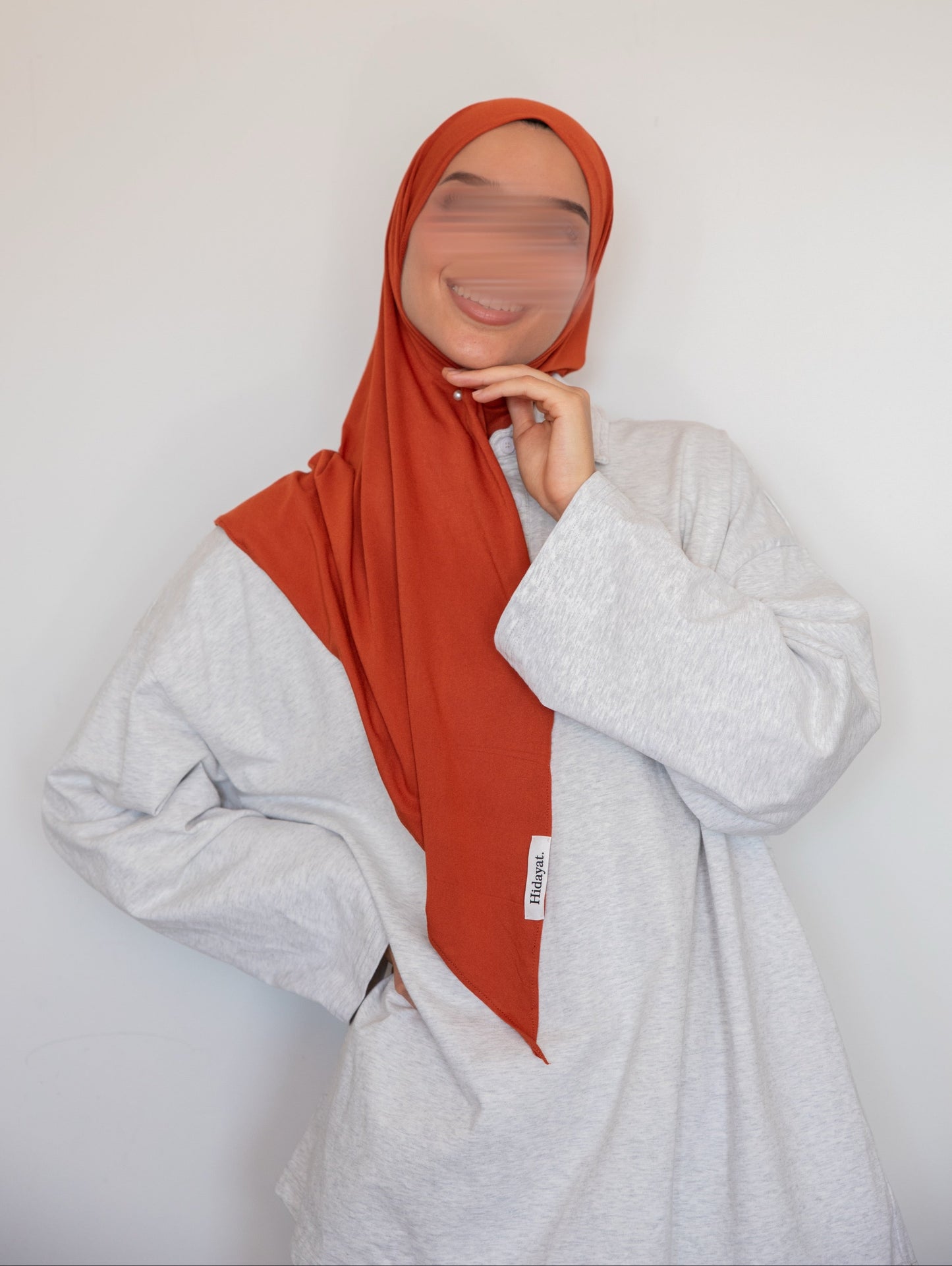 Hijab Triangle Terracota