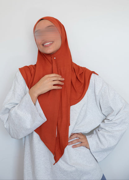 Hijab Triangle Terracota