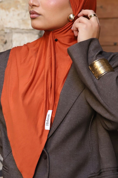 Hijab Triangle Terracota