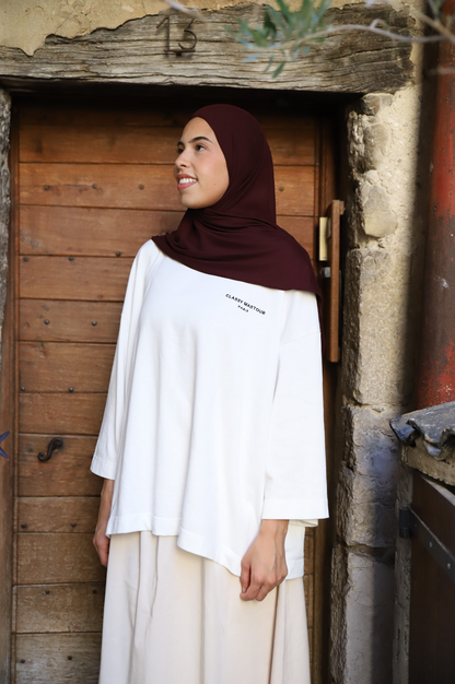Hijab Triangles Aubergine