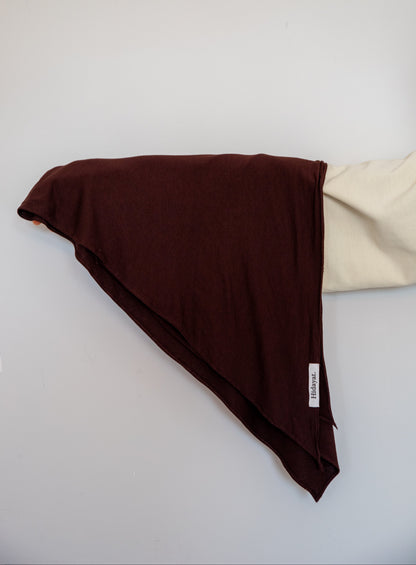 Hijab Triangle Marron
