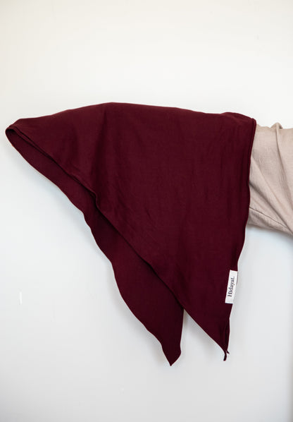 Hijab Triangles Aubergine