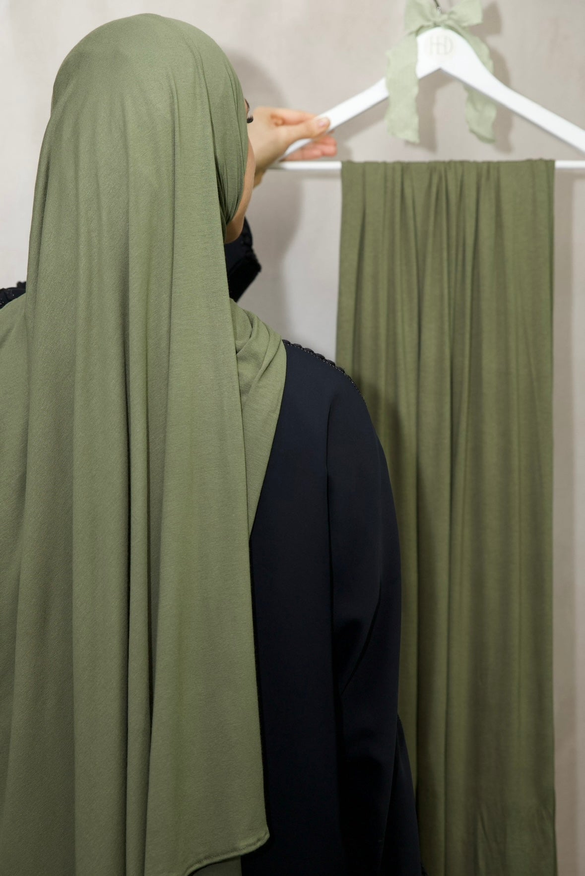 Coton modal - Vert Kaki