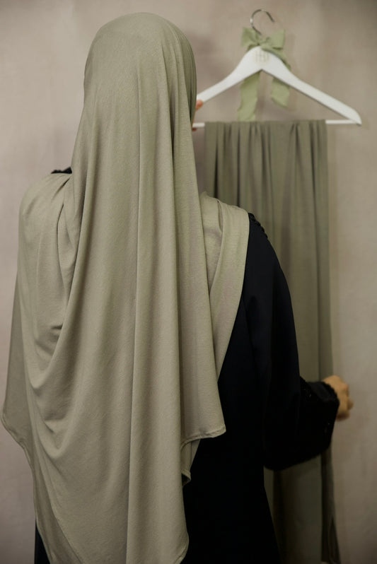 Coton modal - Vert Sauge